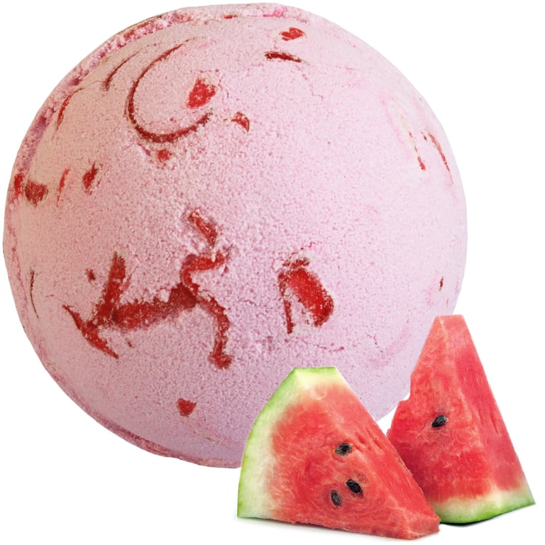 Tropical Paradise Coco Bath Bomb - Watermelon Scented Coconut Beauty BathBomb for Home Spa Relaxation