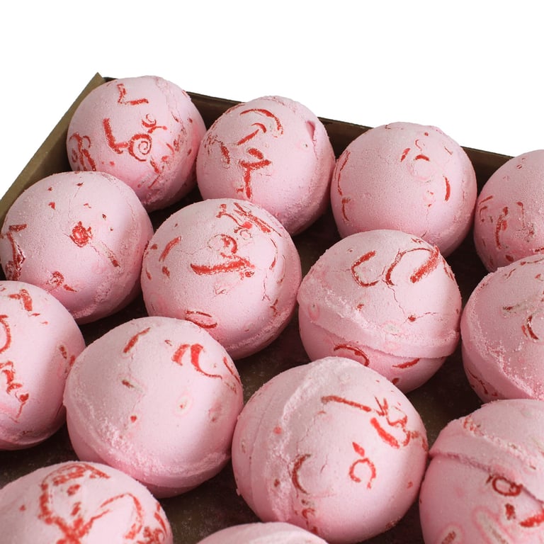 Tropical Paradise Coco Bath Bomb - Watermelon Scented Coconut Beauty BathBomb for Home Spa Relaxation