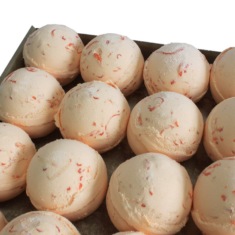Tropical Paradise Coco Bath Bomb - Papaya Scented Relaxation Bliss