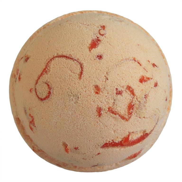 Tropical Paradise Coco Bath Bomb - Papaya Scented Relaxation Bliss