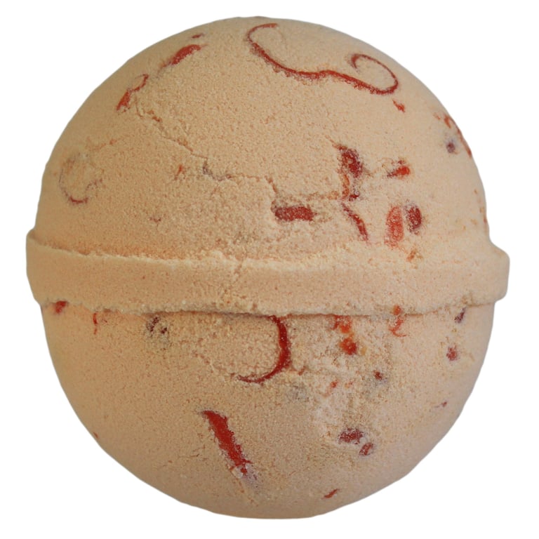 Tropical Paradise Coco Bath Bomb - Papaya Scented Relaxation Bliss