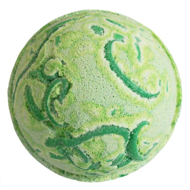 Tropical Paradise Coco Bath Bomb - Kiwi Fruit Scented Relaxation Bliss in Every Drop