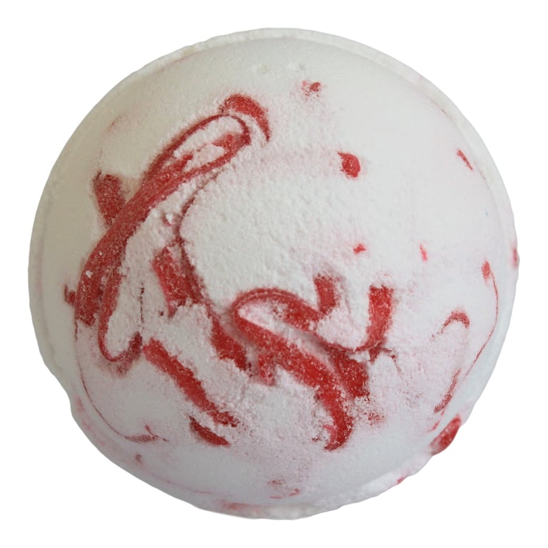 Tropical Paradise Coco Bath Bomb - Relaxing Strawberry Scent Bath Experience