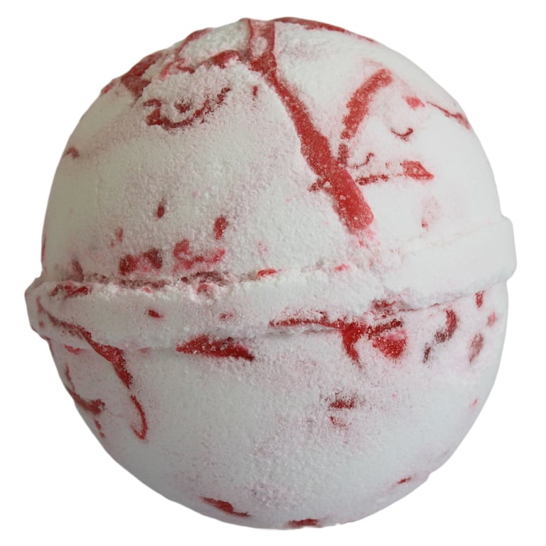 Tropical Paradise Coco Bath Bomb - Relaxing Strawberry Scent Bath Experience
