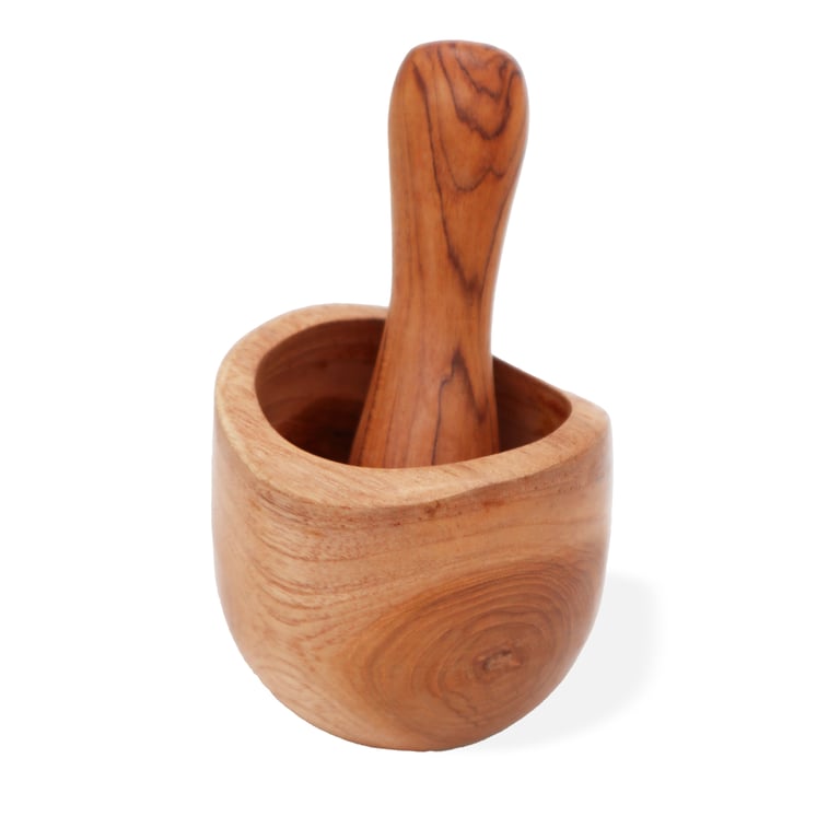 Teak Pestle & Mortar (Small) - Ergo Design