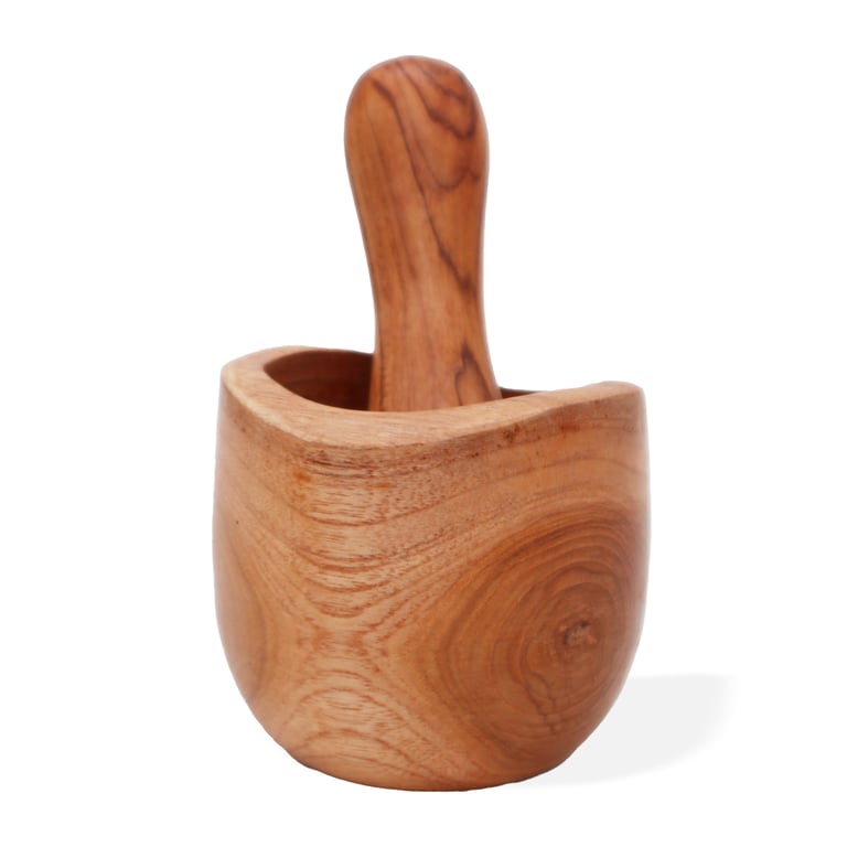 Teak Pestle & Mortar (Small) - Ergo Design