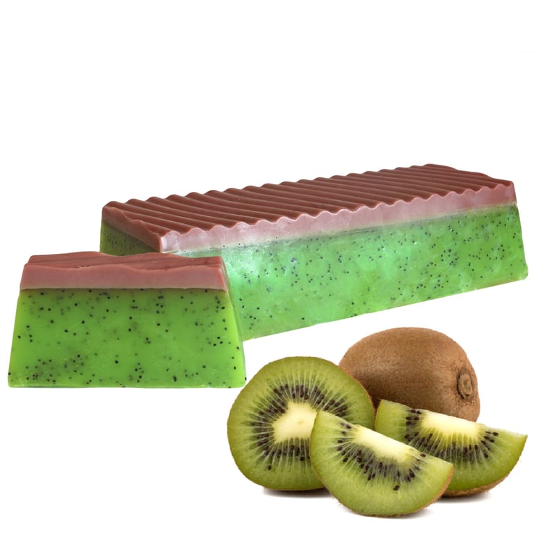 Kiwifruit Soap Loaf - Moisturizing Tropical Paradise Scents, Premium Brand