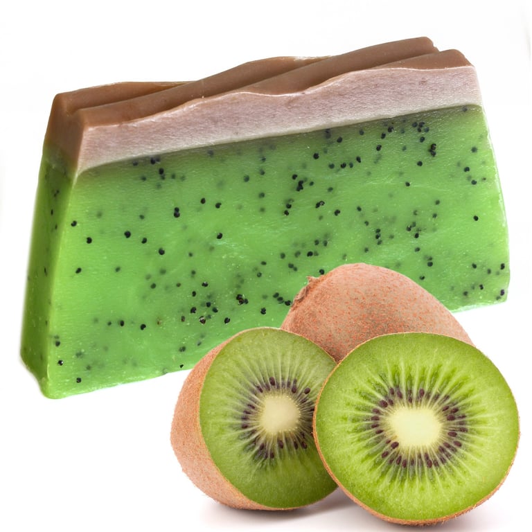 Kiwifruit Soap Loaf - Moisturizing Tropical Paradise Scents, Premium Brand