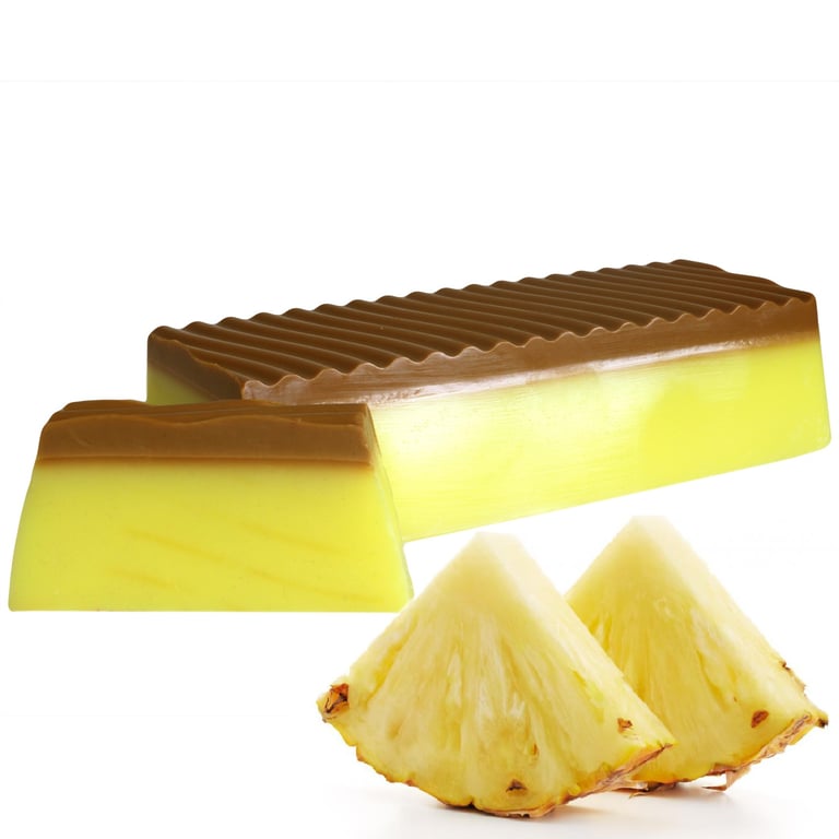 Pineapple Scented Soap Loaf - Moisturizing & Refreshing