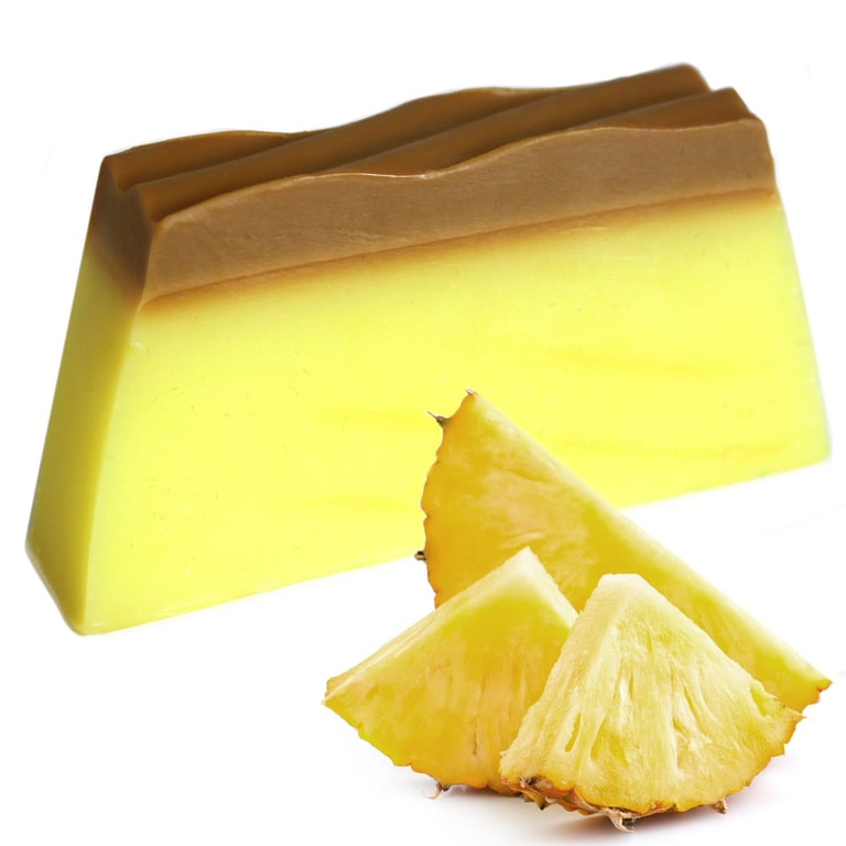 Pineapple Scented Soap Loaf - Moisturizing & Refreshing