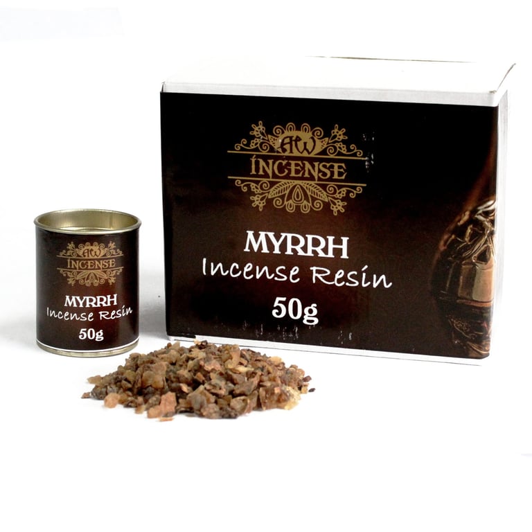 50gm Natural Aromatic Myrrh Resin for Essential Oil and Healing Applications