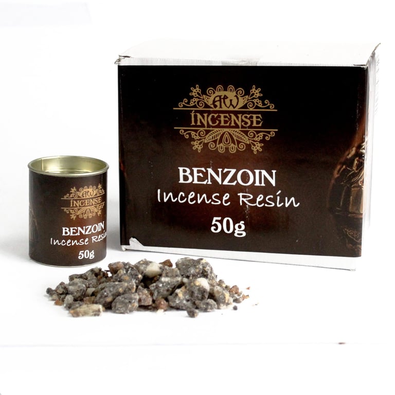 50gm Benzoin Resin - Natural Fixative & Aromatic Fragrance Base with Healing Properties