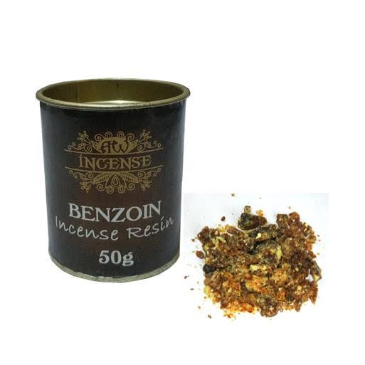 50gm Benzoin Resin - Natural Fixative & Aromatic Fragrance Base with Healing Properties