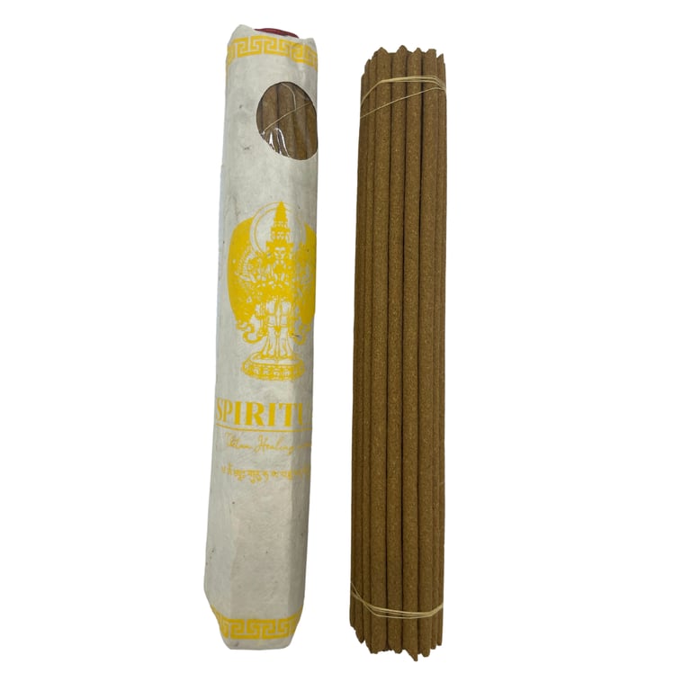 Premium Tibetan Rolled Incense - 30 Sticks of Spiritual Meditation Aromatherapy