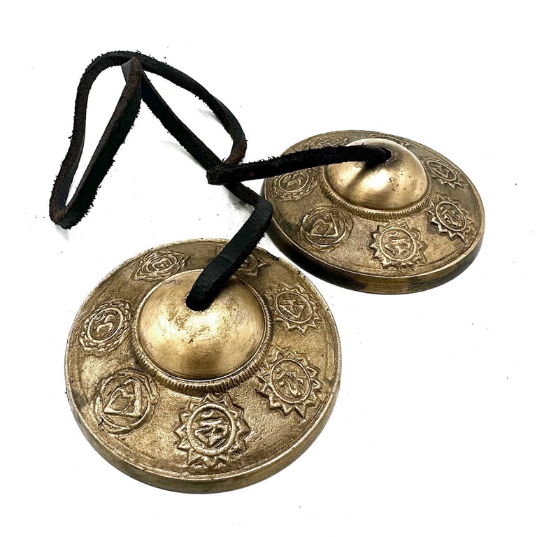 7cm Tibetan Tingsha - Seven Chakra Alignment - Brand Name Here