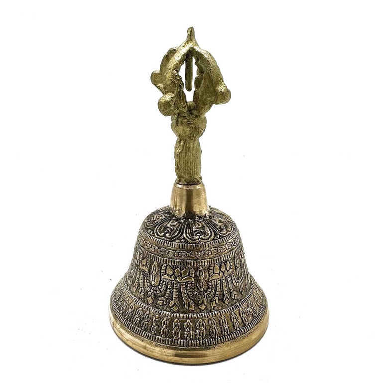 7.5x13cm Large Tibetan Tingsha Bell (Authentic) - High-Quality Meditation Sound