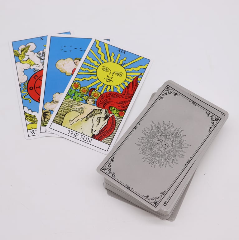 Traditional Tarot Card Set with Guide Book - Arcana Wisdom for Spiritual Growth