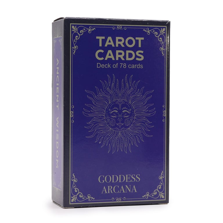 Goddess Arcana Tarot Cards with Guide Book - Spiritual Guidance for Women