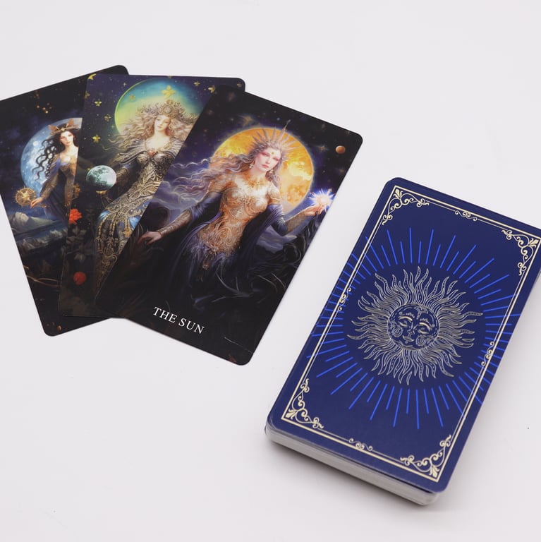Goddess Arcana Tarot Cards with Guide Book - Spiritual Guidance for Women