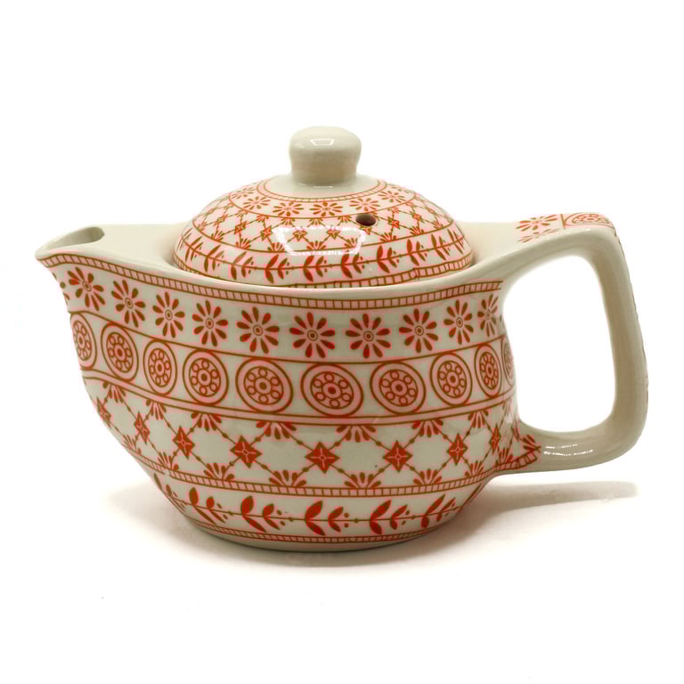 Amber Small Herbal Teapot Set with Tea Infuser - Home Decor Essentials