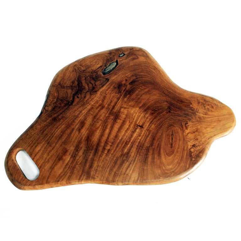 30cm Teak Chopping Board - Durable & Elegant by Brand Name