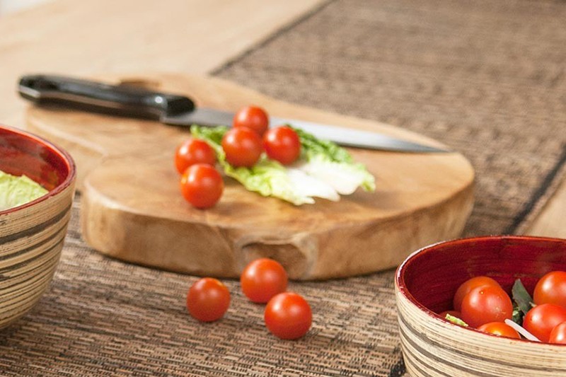 40cm Teak Chopping Board - Durable & Elegant by XYZ Brand