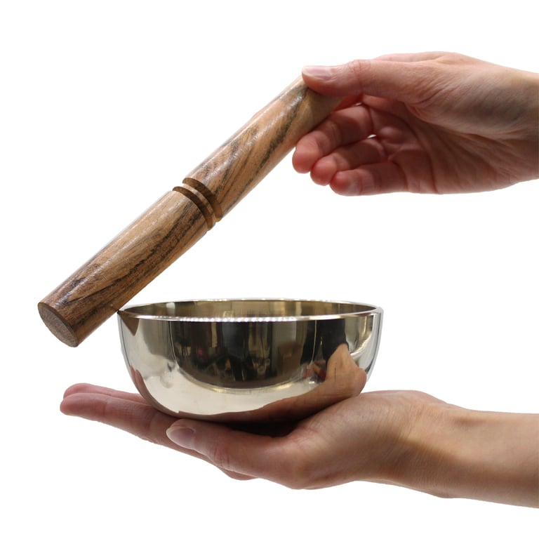 12cm Brass Sing Bowl (Medium) - Decorative & Versatile