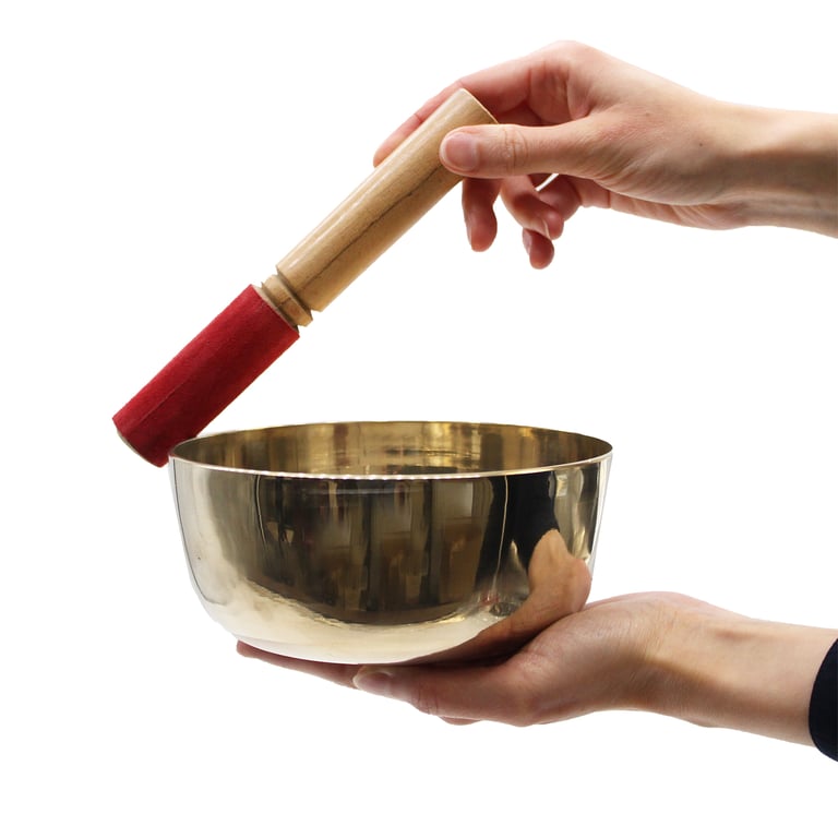 17cm Large Brass Singing Bowl - Premium Quality Sound