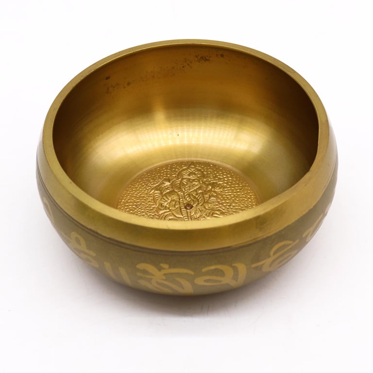 Large Ganesh Singing Bowl - Handcrafted for Meditative Sound Experience