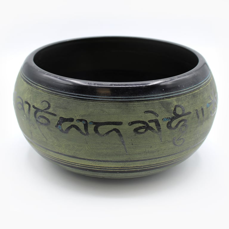 Loud Singing Bowl (Five Buddha Design) - Deep Meditative Sound