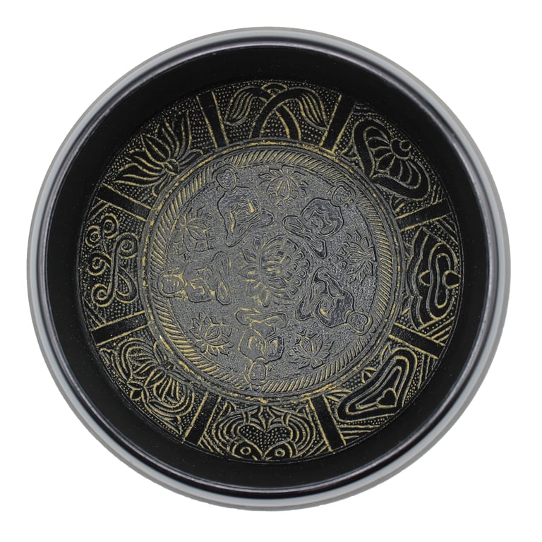 Loud Singing Bowl (Five Buddha Design) - Deep Meditative Sound