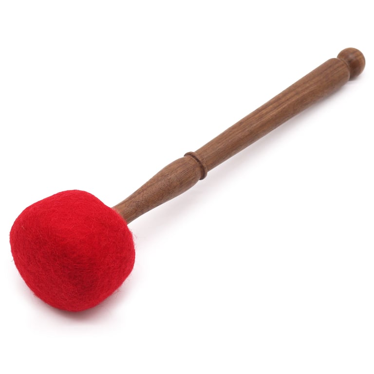 Extra Large Felted Gong Stick - 30cm Meditation Instrument