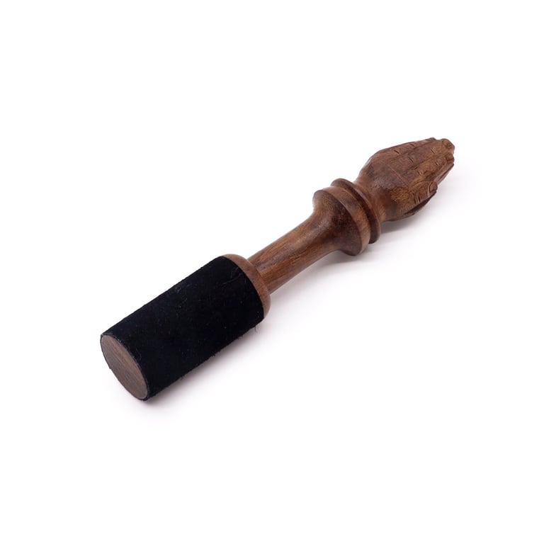 Namaste Carving Wooden Meditation Stick - 14cm Length