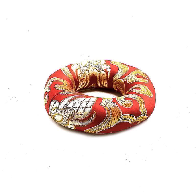 Red 8cm Hoop Cushion for Meditation and Sound Bath Practice