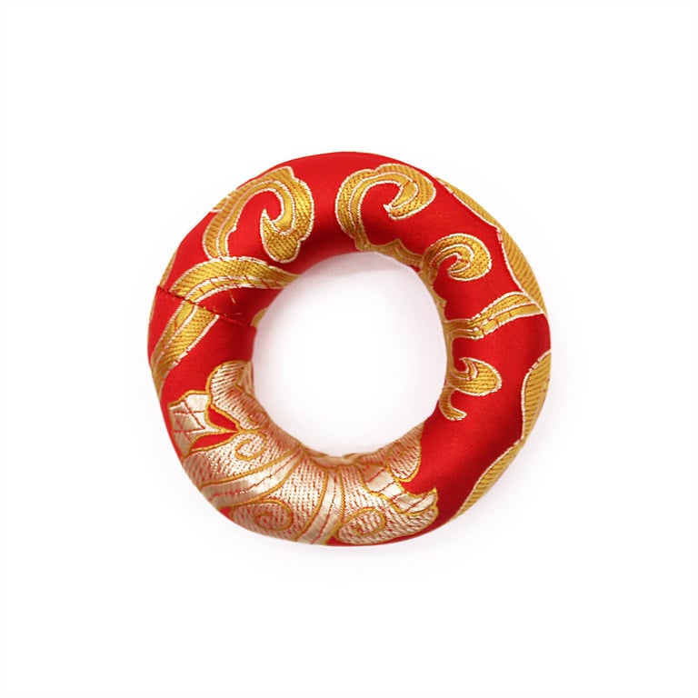 Red 8cm Hoop Cushion for Meditation and Sound Bath Practice