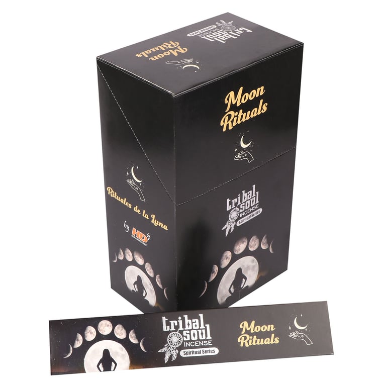 Tribal Soul Spiritual Incense Set - Moon Ritual Holder for Home Wellness and Spirituality