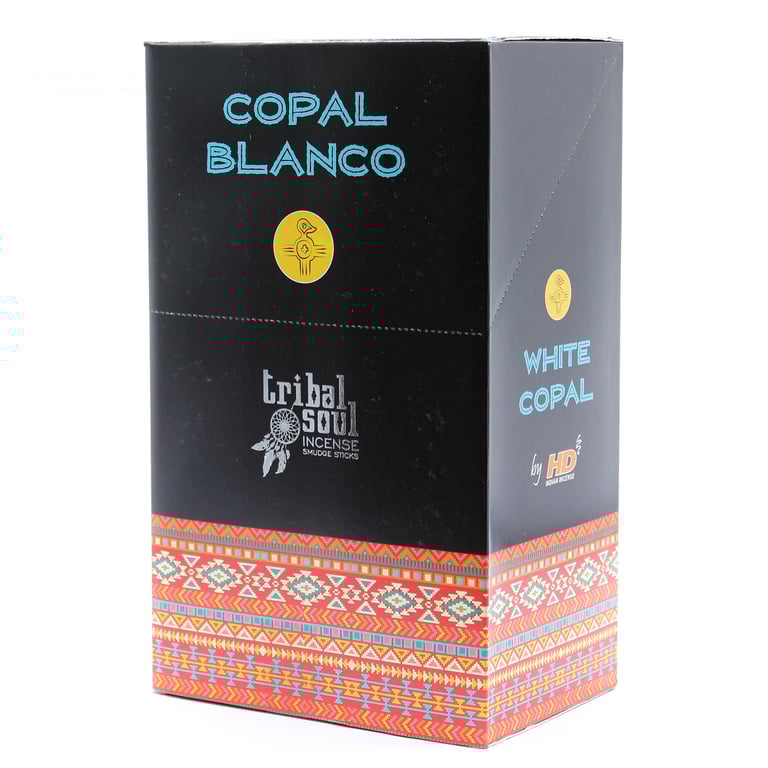 Tribal Soul White Copal Incense Sticks - Calming Spiritual Aromatherapy for Home