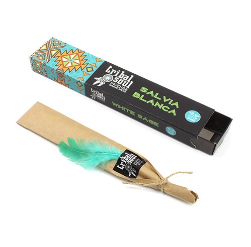 Tribal Soul White Sage Incense Sticks - Natural Spiritual Purification for Home Aromatherapy
