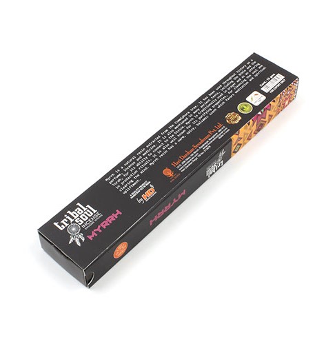 Tribal Soul Myrrh Incense Sticks - Spiritual Home Fragrance for Meditation and Relaxation