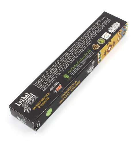Tribal Soul Incense Sticks - Sweet Grass & Cedar Blend for Spiritual Wellness and Home Fragrance