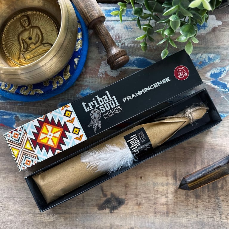 Tribal Soul Frankincense Incense Sticks for Home Aromatherapy and Spiritual Wellbeing