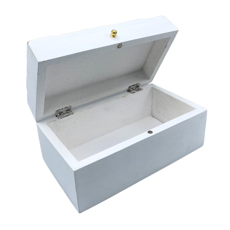 White Diamonds Vintage Deco Multi-Purpose Box (22x12x10cm)