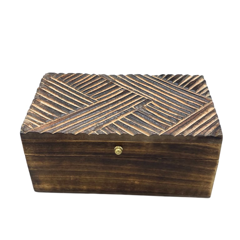 Antique Deco Multi-Purpose Box (22x12x10cm) - Vintage Lines
