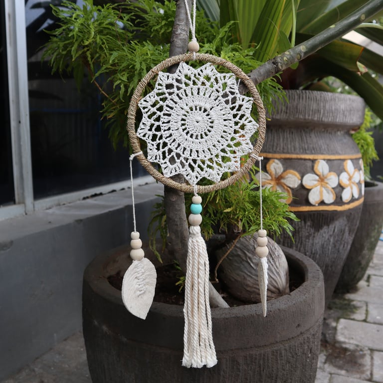 Medium Natural Dream Catcher - Elemental Spirit Protection