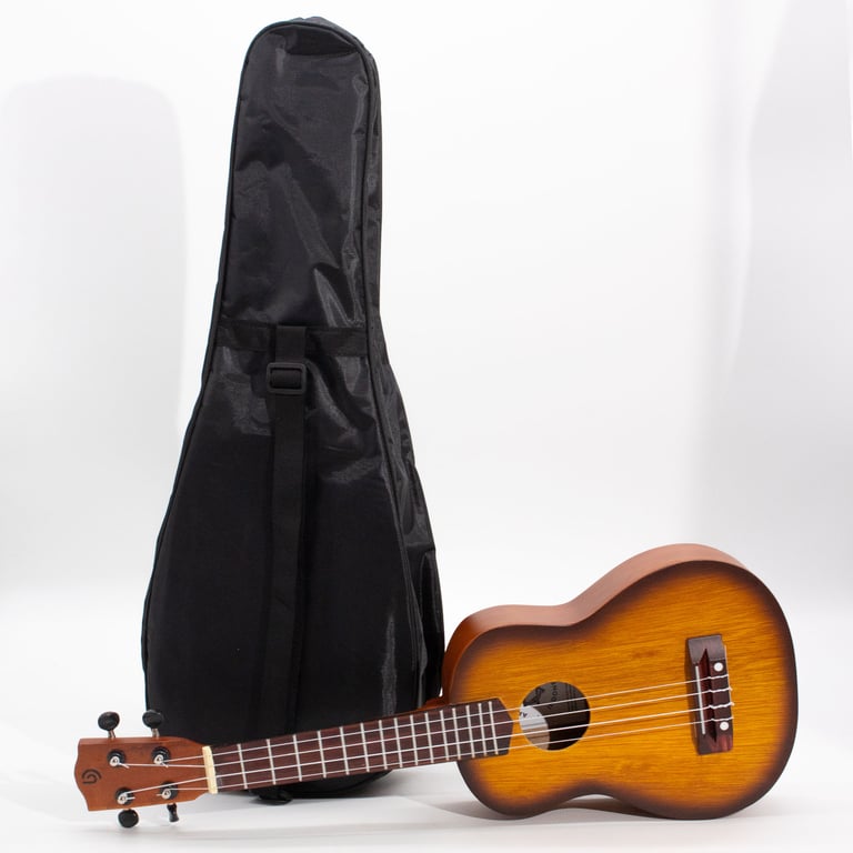 4-String Artisan Sunburst Ukulele - Natural Finish (Handcrafted)