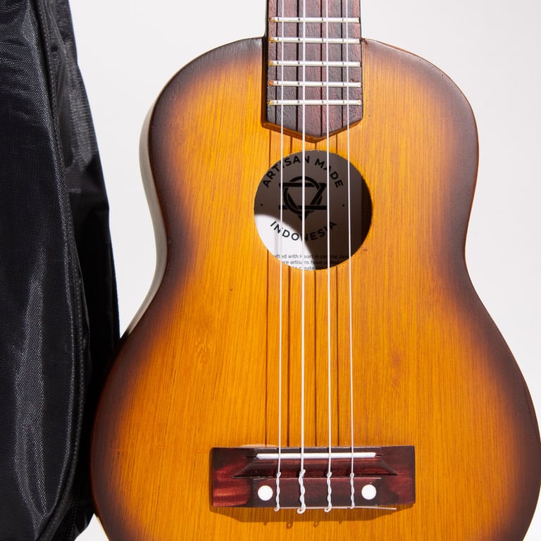 4-String Artisan Crafted Ukulele (Bright Pink) - Premium Quality