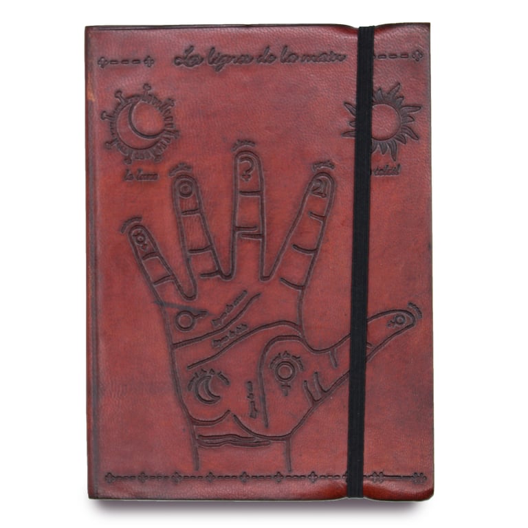 Small Notebook with Strap - Palmistry Guide and Occult Journal