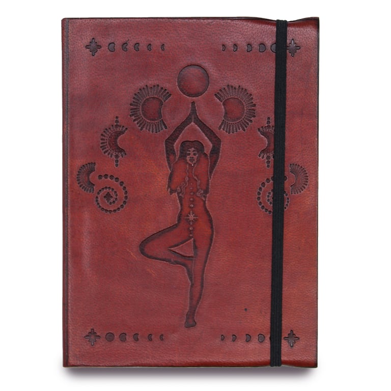 Cosmic Goddess Small Strap Notebook - Travel Journal for Women