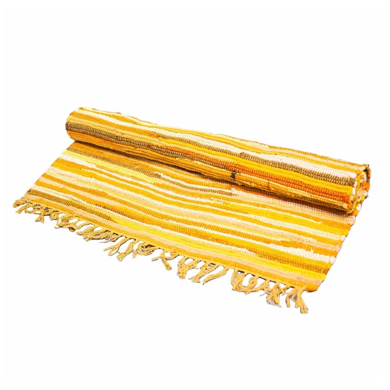 150x90cm Premium Quality Sunrise Orange Large Rag Rug