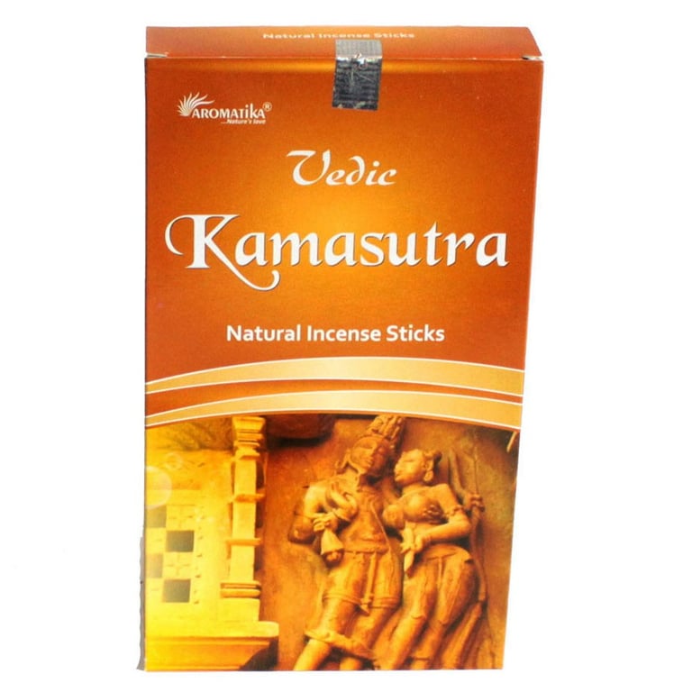 Vedic Kamasutra Incense Sticks - Spiritual Relaxation and Meditation Aromatherapy for Home Use